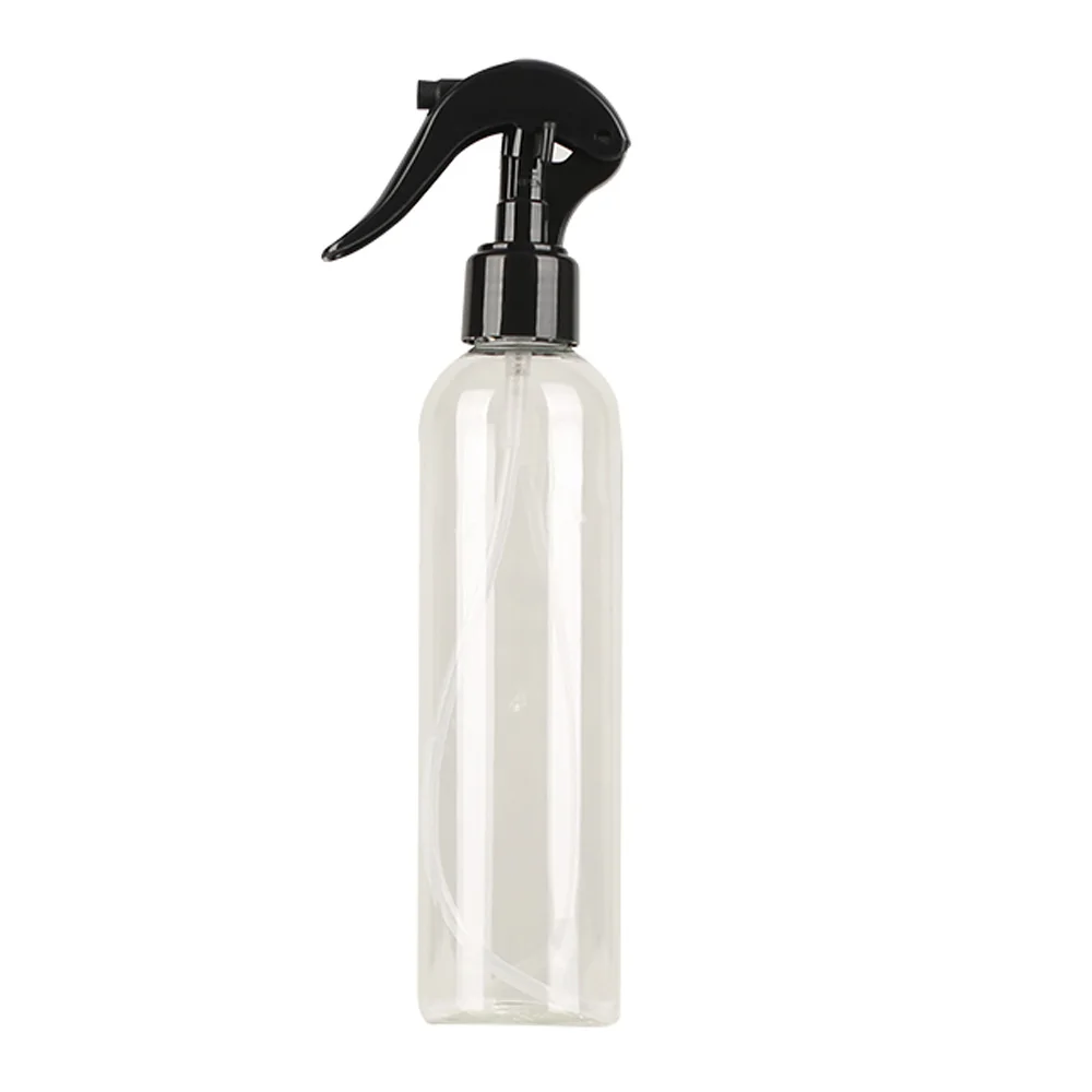 300ml transparency  Plastic Water Spray Bottle&Sprayer Watering Flowers Spray Bottle with black trigger sprayer