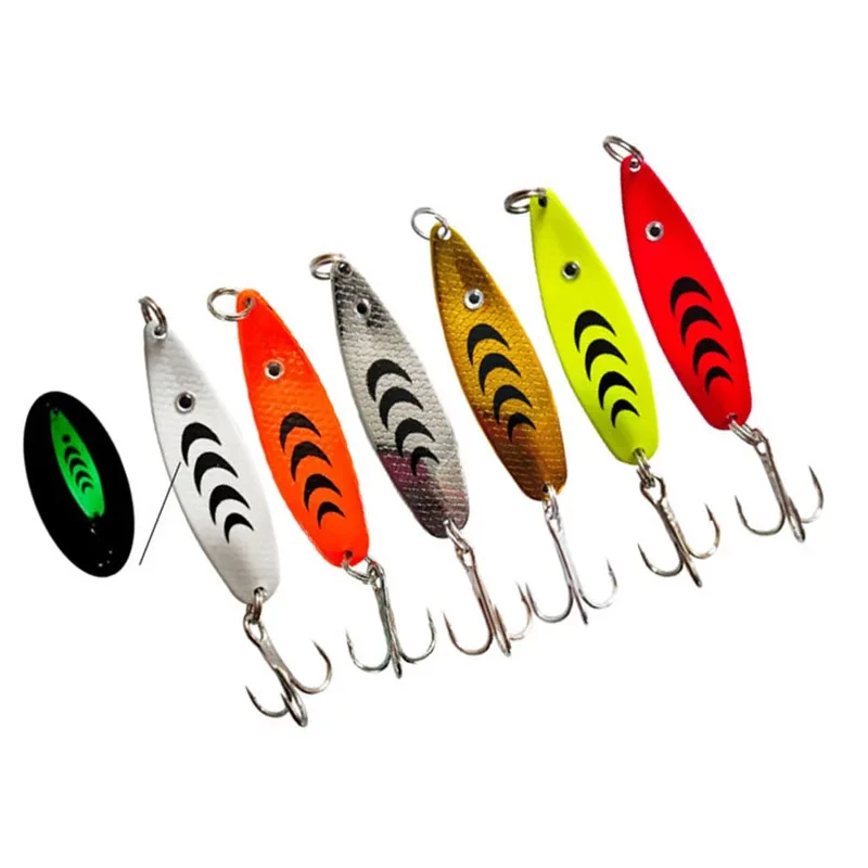 

1PCFishing Lures 6.5g Spoon spinner bait Wobblers Jig Lures pesca isca artificial VIB Sequins Hard Baits for Carp Fishing Tackle