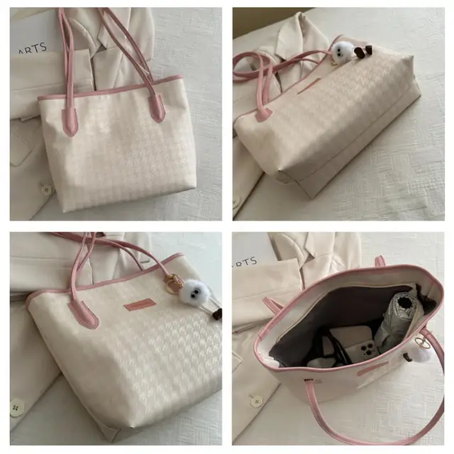Retro Bag New Fashion Commuter Shoulder Large Capacity Handbag Casual Bag Popular Gift Pendantless Handbag 5