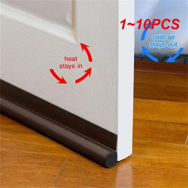 

1~10PCS 96cm Door Seal Strip Weather Stripping Door Sweep Adjustable Under Door Draft Blocker Insulator Weatherstrip Acoustic