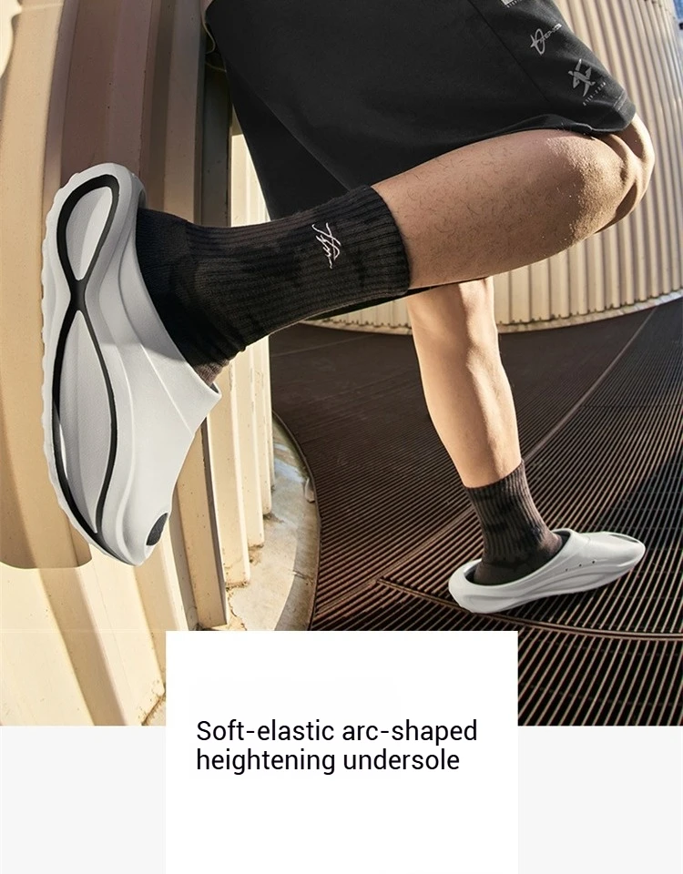 شباشب Xtep Starfall للذكور لصيف 2025 أحذية جديدة خفيفة الوزن غير رسمية قابلة للتنفس ونعل ناعم أحذية زغب مريحة 875219350001