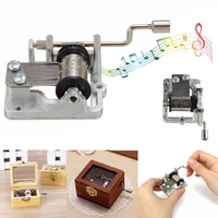 Mini Hand Cranking Music Movement DIY Music Box Decorative Collectibles Cute Music Box Inner Movements For Christmas Birthday 1