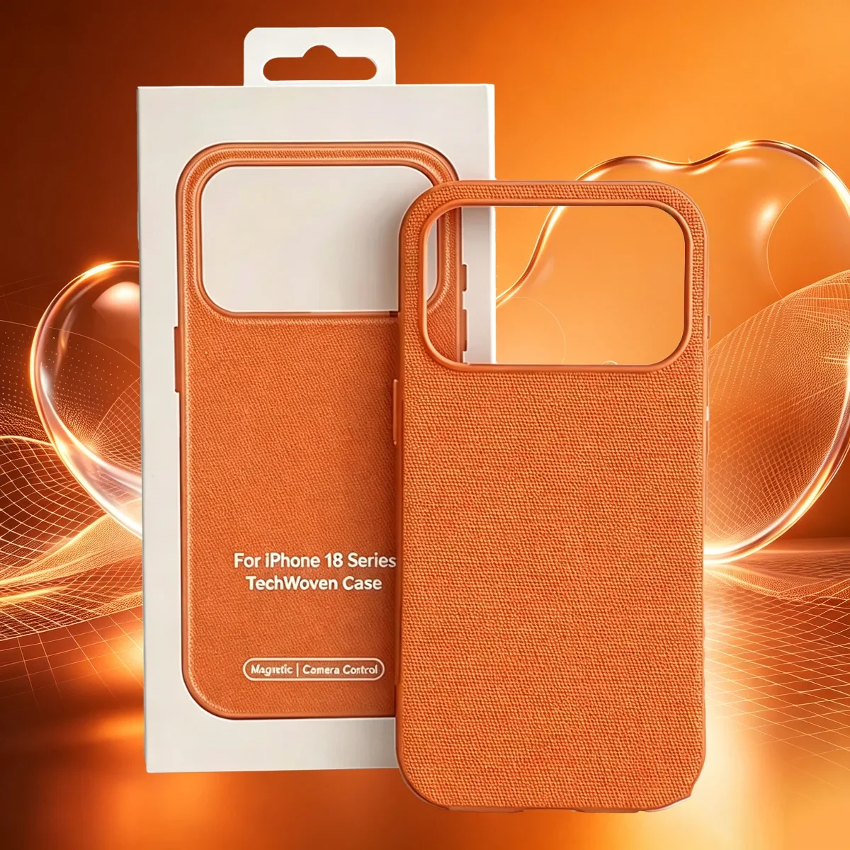 Premium Woven Texture Magnetic Phone Case - Shockproof & Charging Cover
