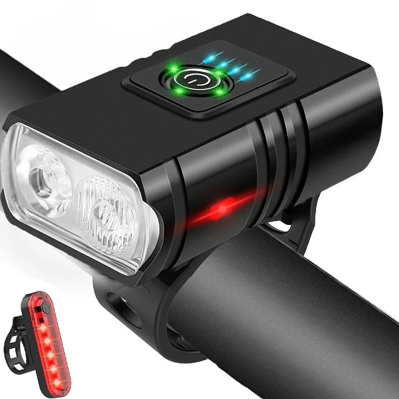 Super lumineux XM-L2 vélo lumière LED Rechargeable... - Grandado