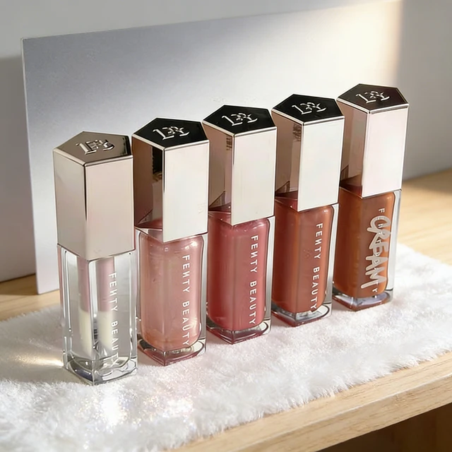 Gloss à lèvres Fenty Beauty tendance et frais, multicolores, brillants, transparents, liquides, essentiels pour les débutantes, cosmétiques 1