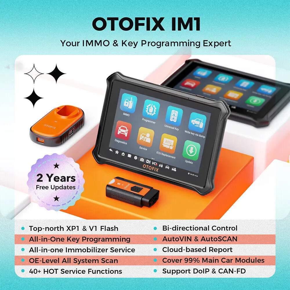 Фото OTOFIX IM1 XP1 Por Автомобильный ключ брелок программирования инструмент Иммобилайзер Программатор диагностический инструмент полная система сканер 2 года обновления №2