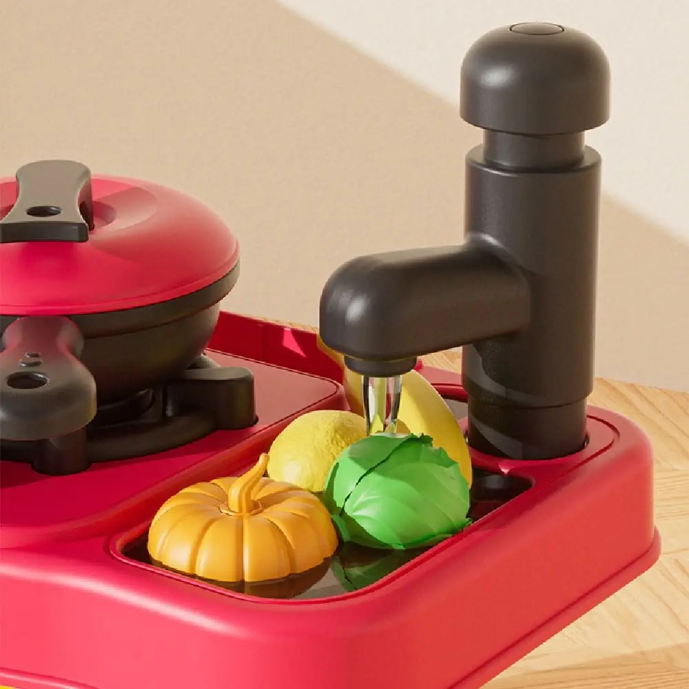 Creative Simulation Kitchen Play Toys DIY Colorful Pretend Cooking Reusable Educational Imitation Cooking Toys Set