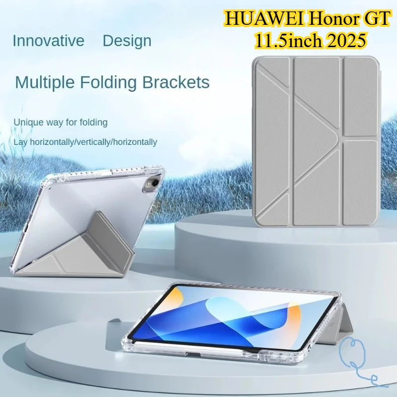 Versatile Shockproof Tablet Cover with PU Leather and Multi-Angle Stand