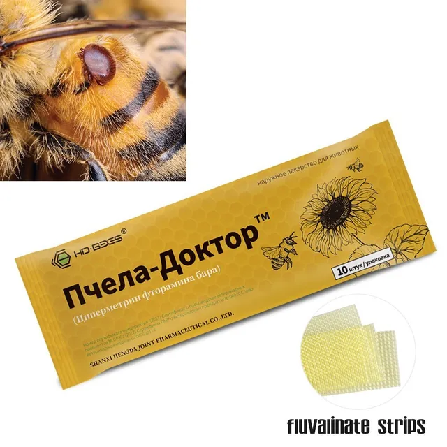 Méhészeti Flualvadinate Szalag Orosz Peszticid Varoa Control Bee Medicine Drogs A Méhész Szállítójának Méh Varroa Atka Gyilkos