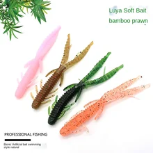 Faux appâts artificiels en Silicone pour la pêche, leurre pour attraper des poissons, ver, Spinning, vente en gros, 7.2CM, 1.8G, livraison gratuite 