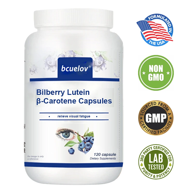 

High-efficiency Lutein-carotene Extract - Improves Eye Fatigue, Dryness, Vision Health, Prevents Blue Light, Non-GMO