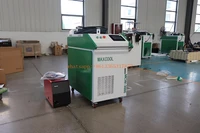 Maxcool MCW-3000 Dual Wire Feed Laser Cleaning Welding Cut Machine Fiber 3kW Rust Removal laser Cleaning Machines metal cleaner 1