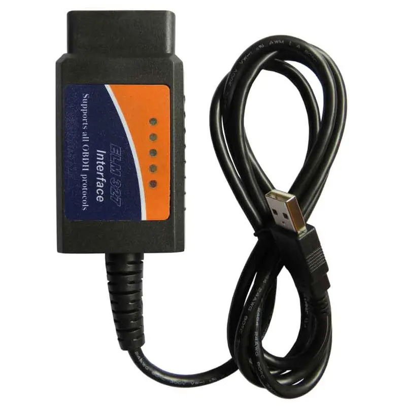 Hot Best Elm327 Usb Obd2 Interface Car Diagnostictools Ft232Rl Chip Elm-327 V1.5 Elm 327 Usb Obd 2 Scanner Per Pc Spedizione Gratuita