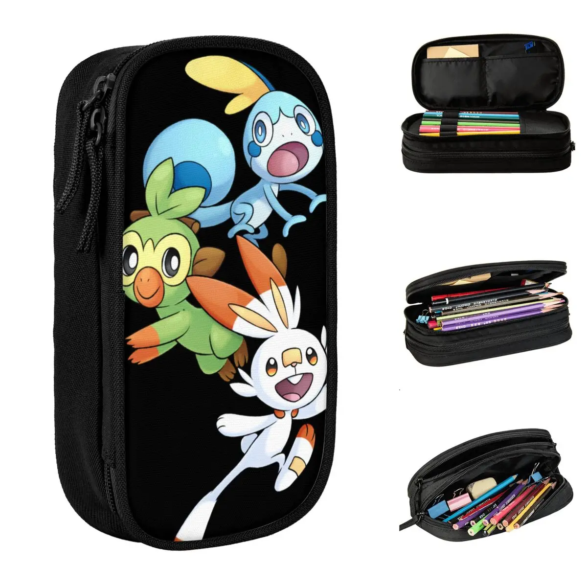 Astucci Per Principianti Adorabili Pokemon Sword And Shield Pen Pencil Bags Studente Large Storage Studenti School Zipper Pencilcases