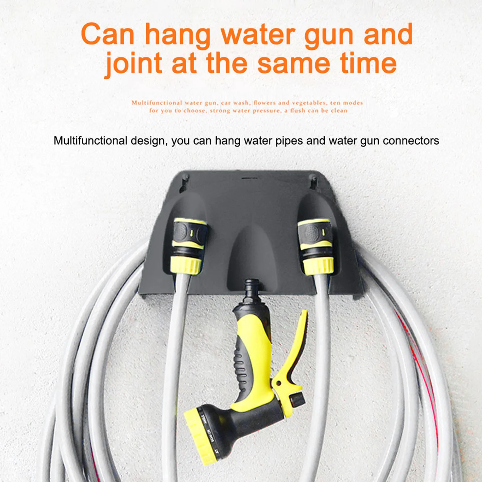 Wall Mount Hose Bracket Garden Hose er Pipe Reel Water Holder Support Storage Bracket for 20M er garden hose hanger,water hose reel rack,water hose organizer,water pipe rack