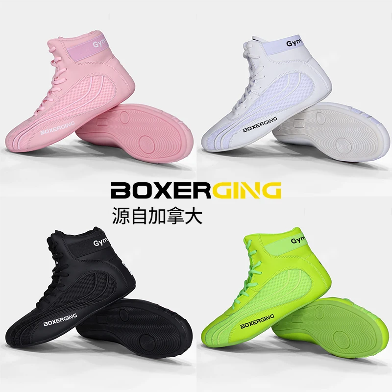 Professional Wrestling Boots for Men Women Breathable Boxing Sport Shoes Couples Fighting Shoe Unisex