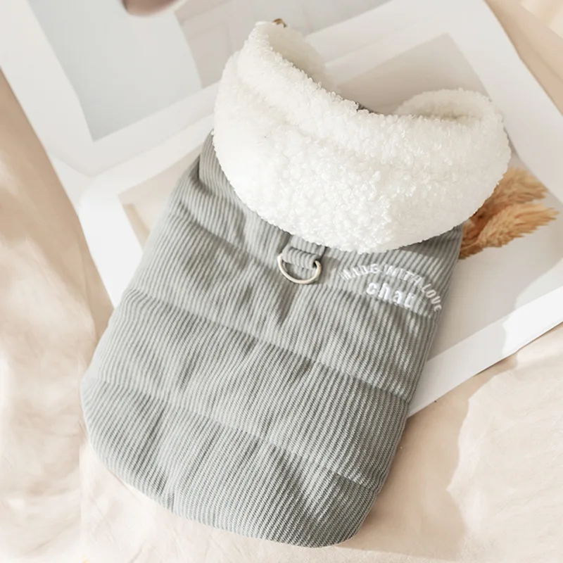 Fashion Dog Clothes Winter Warm Dog Jacket for Small Dogs Pet Clothes Puppy Outdoor Jacket Cute Soft Cat Vest Coat Costumes pet jacket