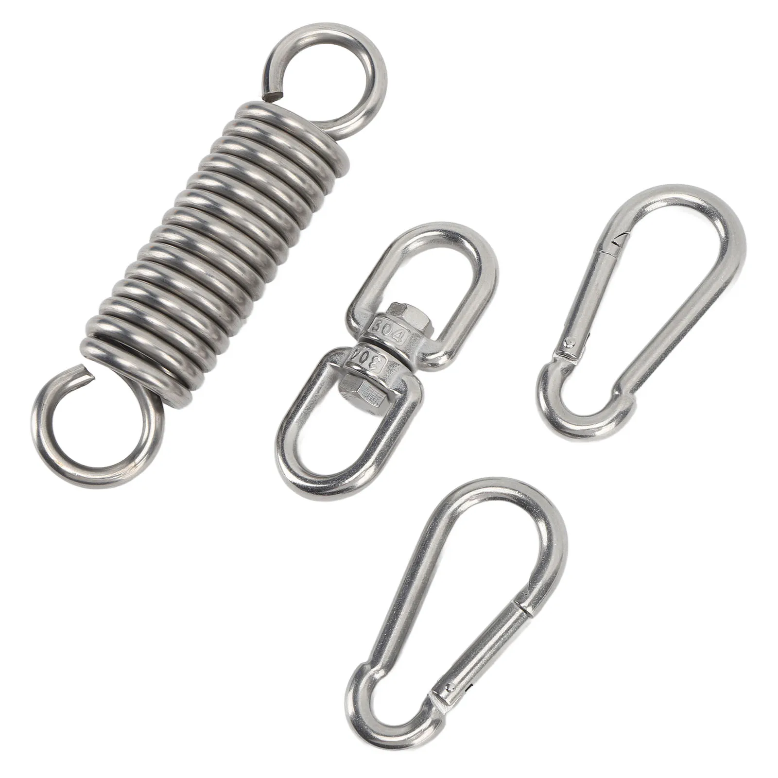 Boxing Bag Hanging Spring Buffering Heavy Bag Spring 304 Stainless Steel Rustproof 200kg 360 Degree Rotation for Hanging Chair