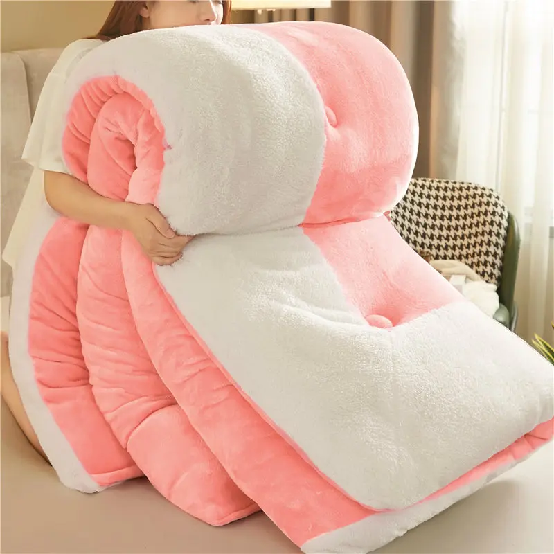 Double-sided milk velvet quilt 5kg winter thickened spring autumn comforter single double