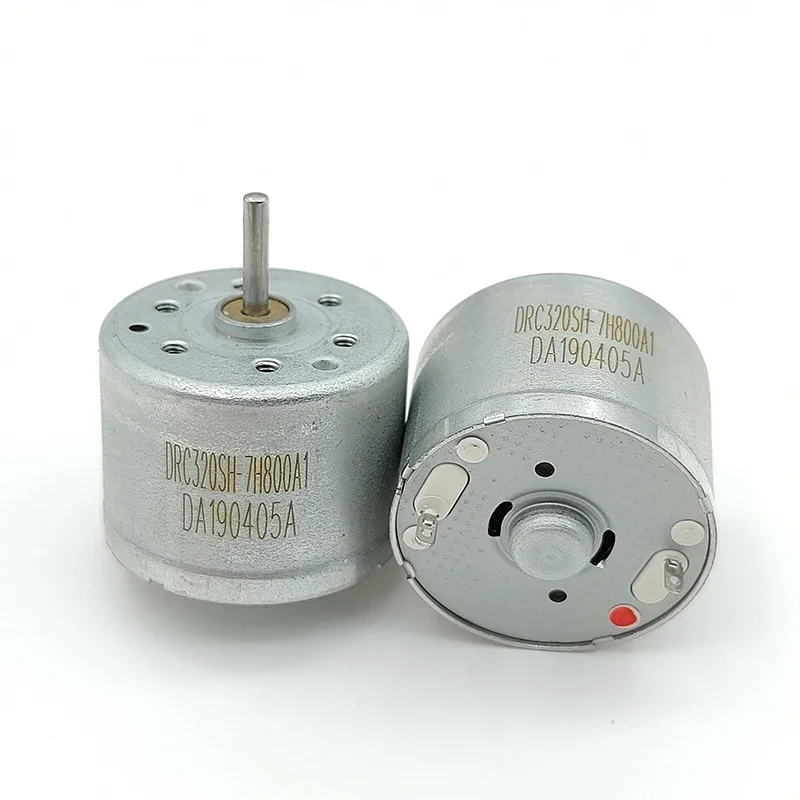 Description Picture 4 of itemRC320SH RF-320CH Mini 24mm Electric Motor DC 6V 12V 15V 18V 24V 9500RPM Micro Mute Round Spindle Motor DIY Hobby Toy Sweeper