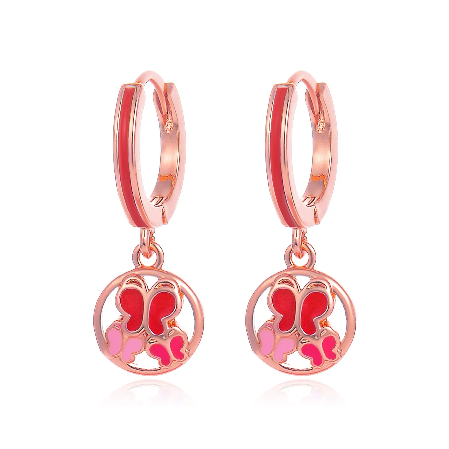 Korean New Fashion Earrings Butterfly Shape Jewelry Drop Earring for Woman Cute Best Gifts Trend