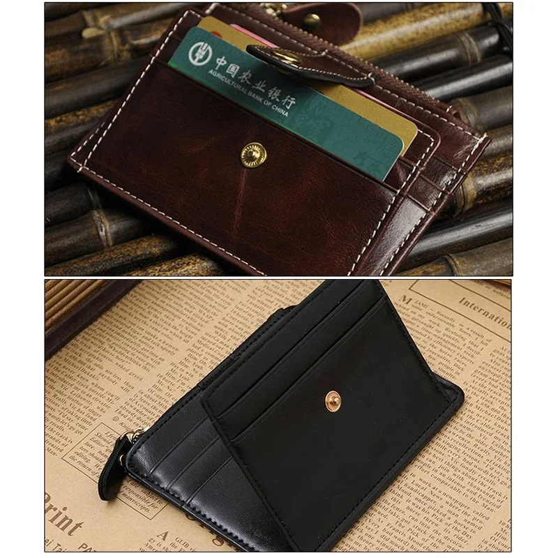 DIY Sewing Pattern Card Holder Business Card Coin Purse Template Stencil Kraft Paper For Leather Craft Making AAB-09