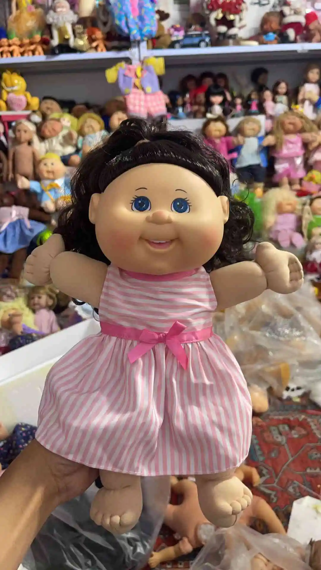 thumbnail image 1 of En existencia Muñeca Cabbage Patch original Muñeca de vinilo Linda Muñeca de algodón PP Cambiante Juguete Cabbage Patch Kid Amigos Regalo de cumpleaños, 1 of 5