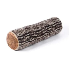 Decorative 3D Log - Print Round Throw Pillow - Fun & Comfortable Kids' Floor Cushion (MULTI)