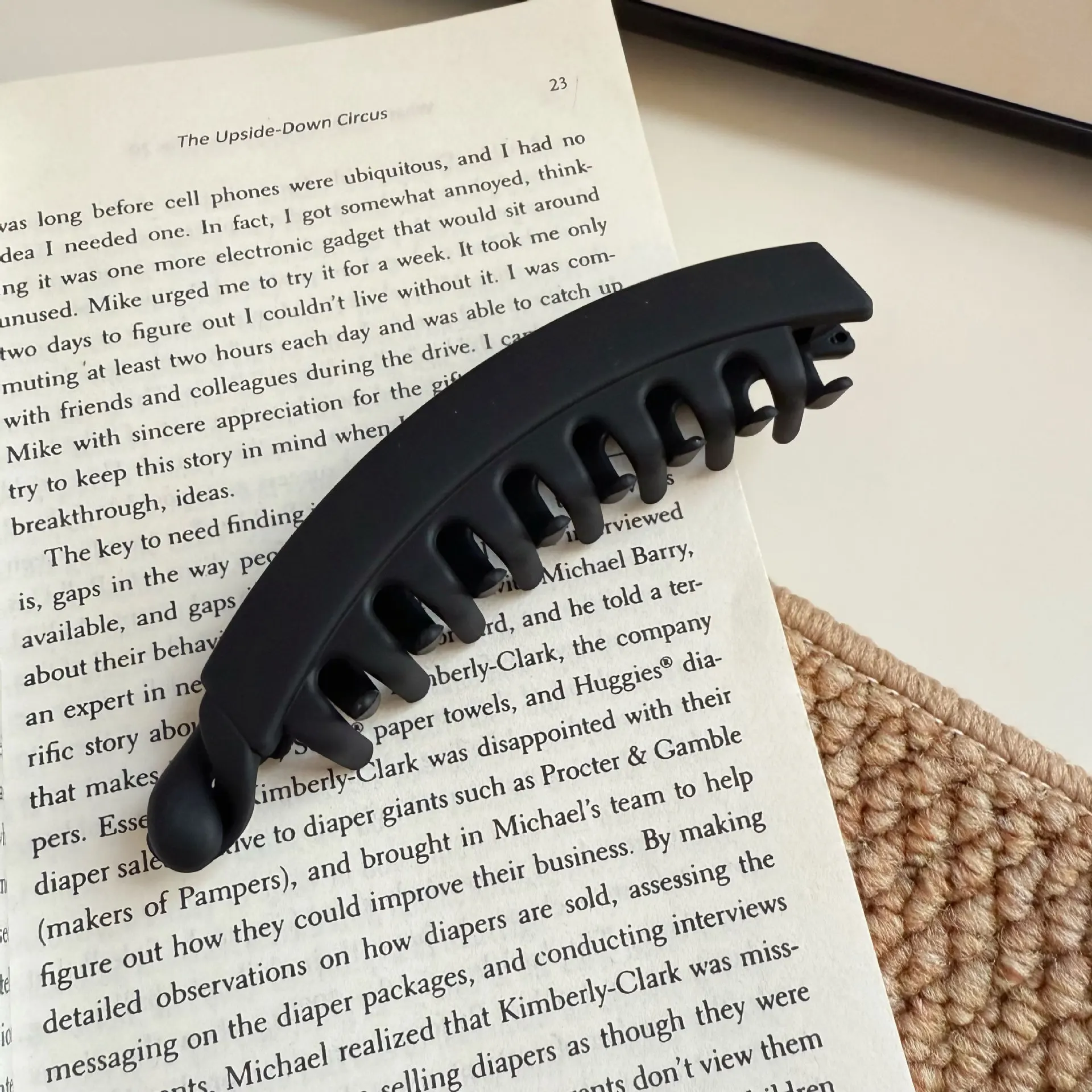 Haarspange in Form einer Schildkröte, Bananen-Haarspange, fischförmige Haarnadel für Damen, Haarklammern, Twist-Klammer, Pferdeschwanz-Haarspangen, Kopfschmuck, Haar-Accessoires – Detail 10