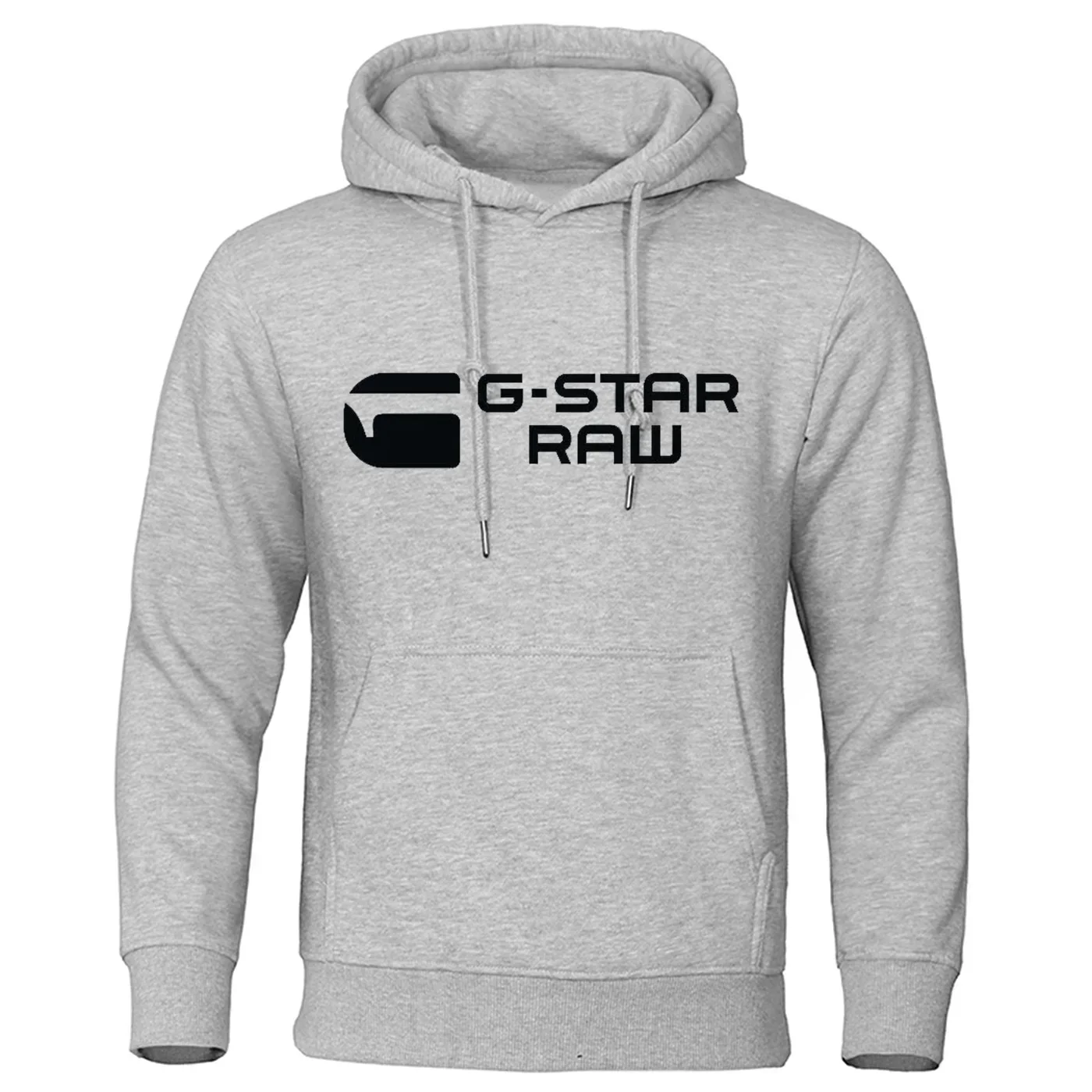 2024 New G-star RAM trendy fashion casual sportswear comfortable printed loose top pullover men's hooded sweatshirt street wear 4