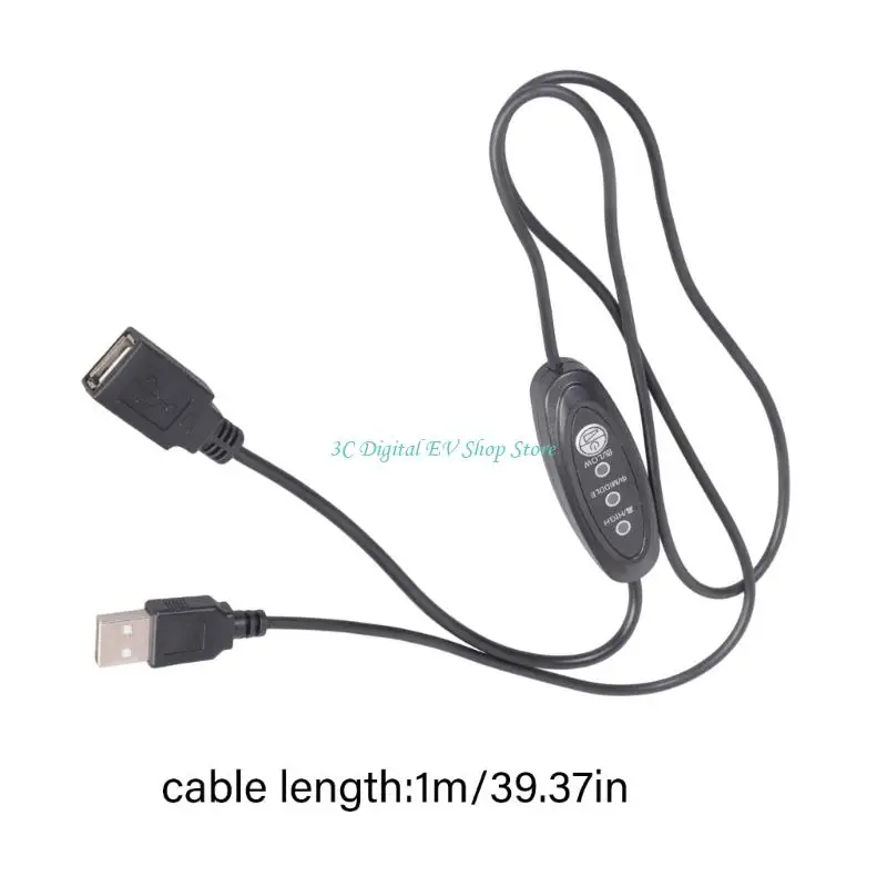 컴퓨터 냉각팬을 위한 E74D 3 속도 USB 관제사 코드는 5V 3A 가동을 양수합니다