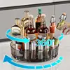 Fridge Organizer Rotating Tray 360 Degree Spinning Refrigerator Round Shelf Condiment Storage Racks For Cabinet Dining Table 3