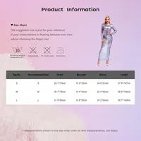 Womens Shiny Metallic Sheer Long Dress See Through Long Sleeve Bodycon Maxi Dress Cover Ups Rave Party Night Club Wear Underwear - Image 6
