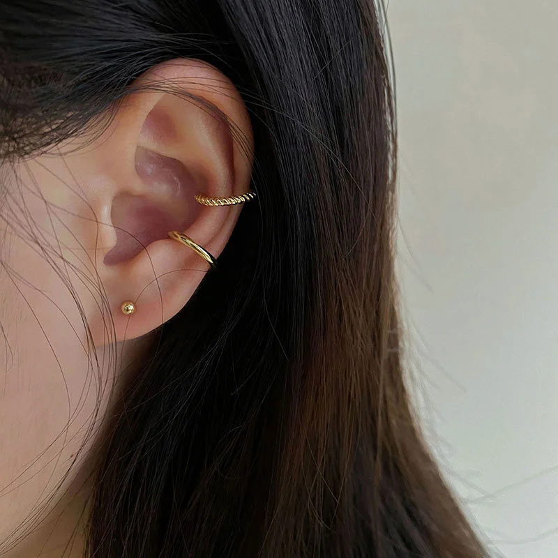 Ear Clip Earrings Clip Earrings Ear Clip Ear Accessories Fashion Ear Cuffs Without Piercing Ear Clip Earrings Non-Piercing Fake Cartilage Earrings For Women Jewelry Gifts