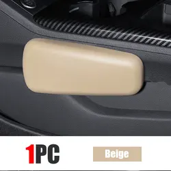 Deluxe Universal Car Knee and Leg Rest Pads with Armrest Support - Four Seasons (1 x Beige)
