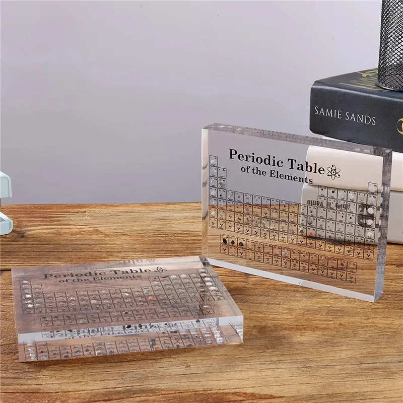 

Periodic Table Of Elements Real Elements Chemistry Teaching For Children Gifts For Scientists Enthusiasts Desktop Decoration
