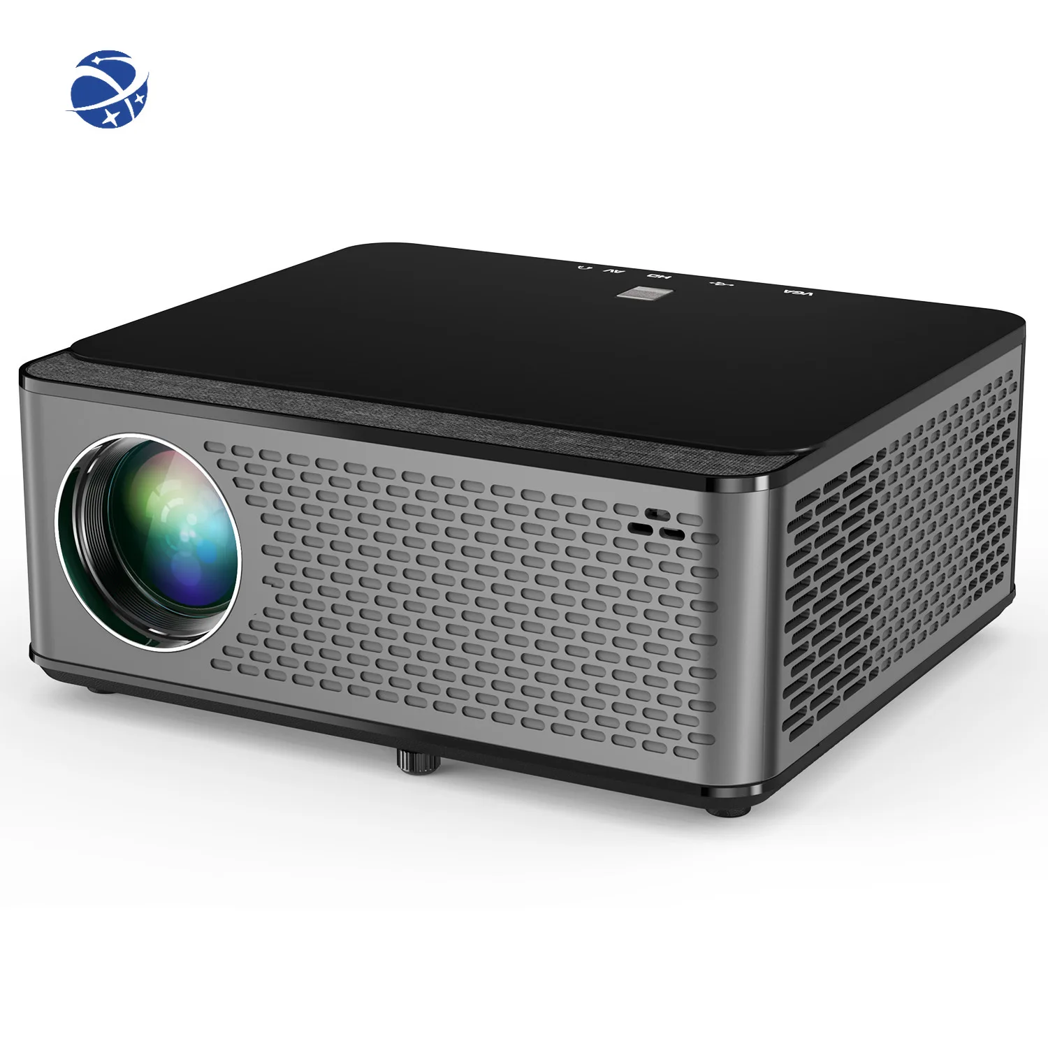 

YYHC Full electric focus projector Home intelligent projector 4K Ultra HD 1080P home theater phone projection screen