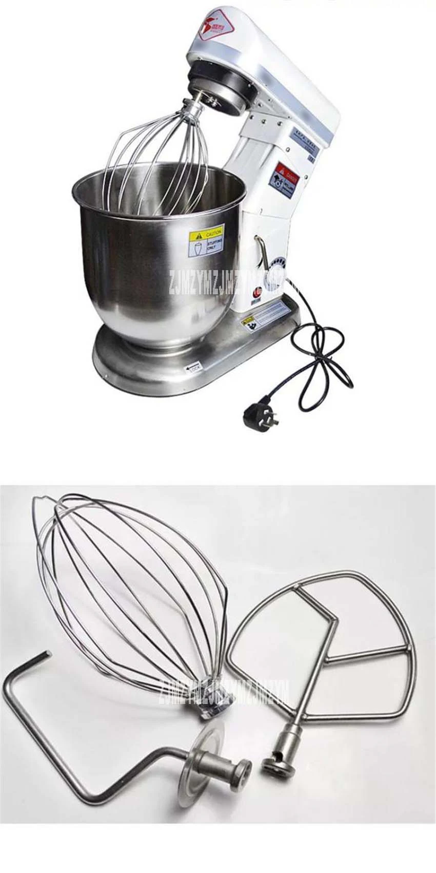Description Picture 4 of item5/7/10 Liters Electric Stand Robot Kitchen,Cooking Planetary Mixer, Egg Beater, Kneading SL-B10 Using Domestic Commercial Use