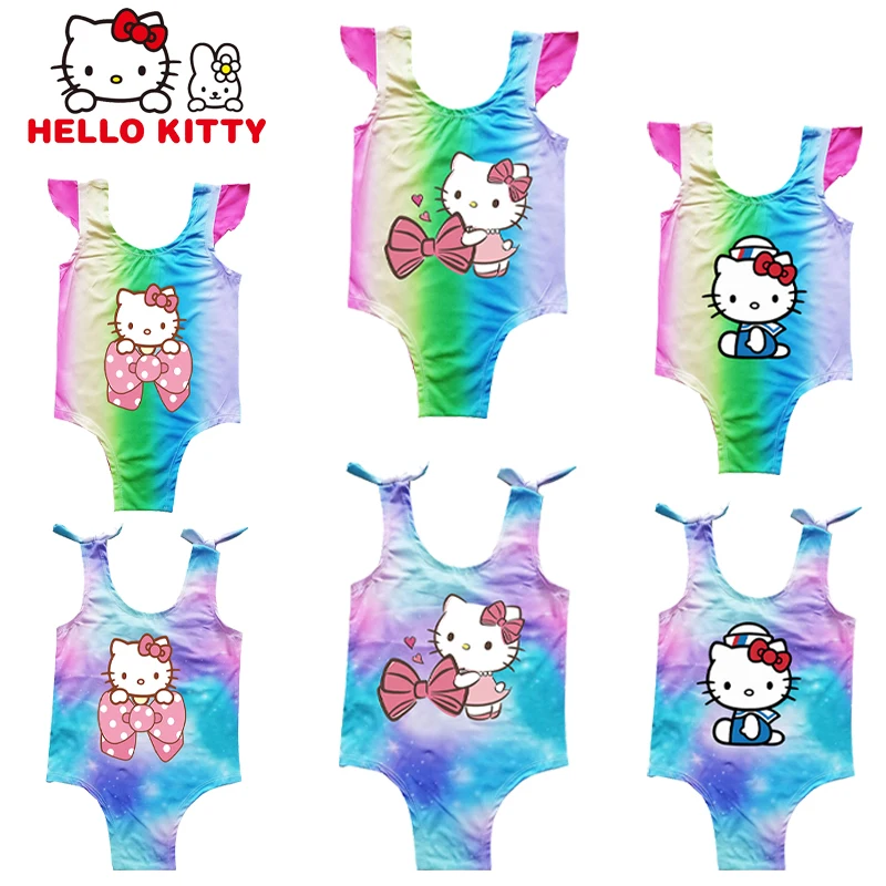 Hello Kitty Girl Swimsuit | Bathing Suit | Jumpsuit | Raincoats - One