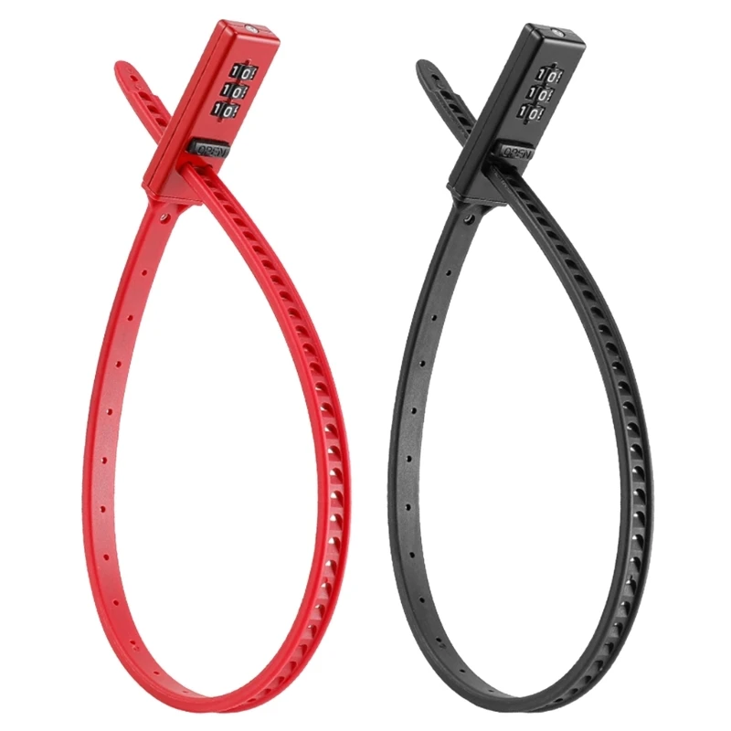 Lucchetto Per Bici Lucchetto Per Bicicletta Regolabile Cerniera Con Laccetto Armadietti Per Bagagli E Scooter Per Bici