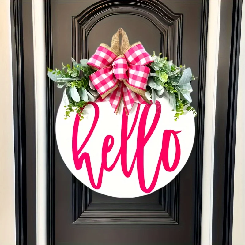 

Hello Door Hanger Front Door Decoration Spring Door Hanger Summer Door Hanger Spring Wreath Summer Wreath All Year Wreath Hanger