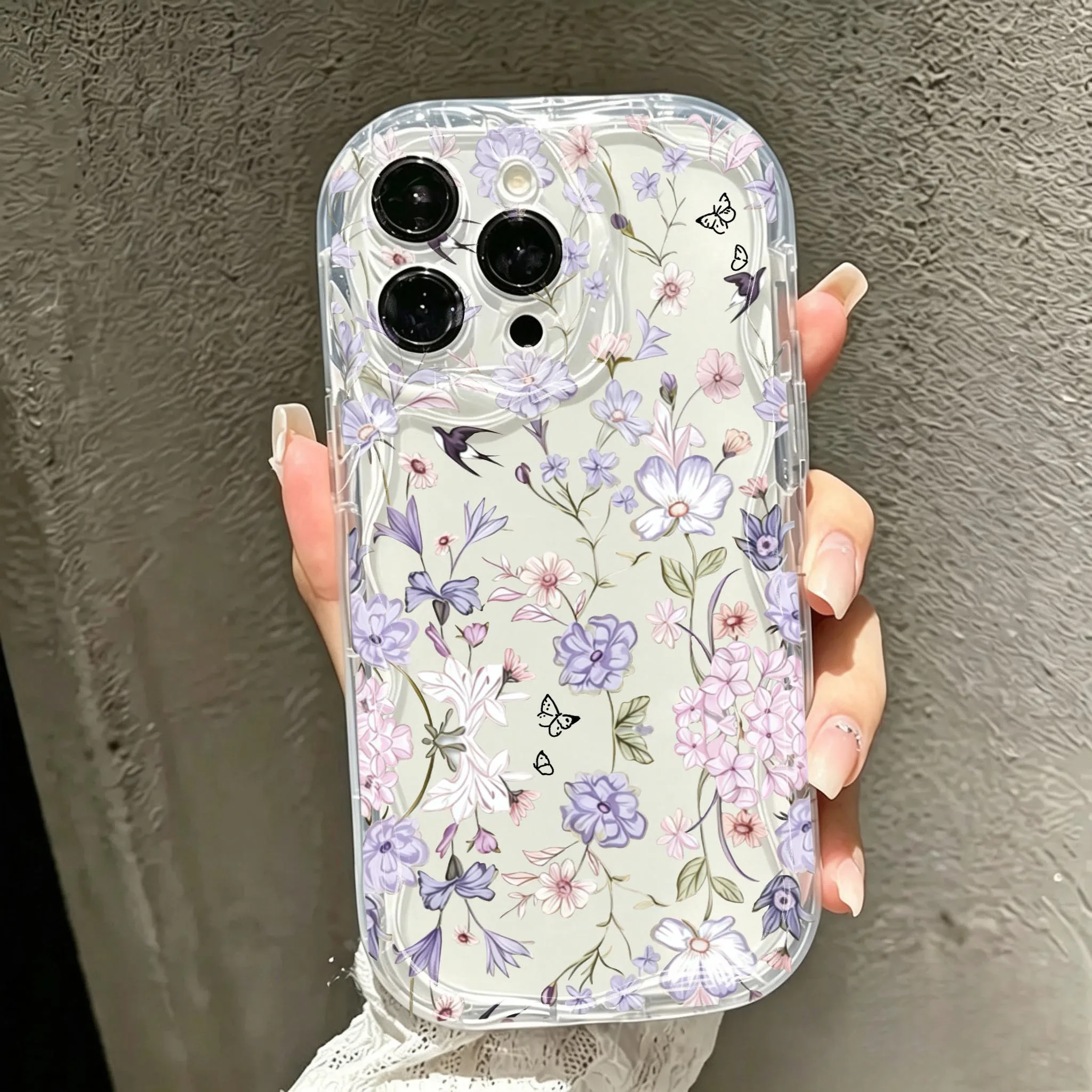 Oil Painting Pink Flower Phone Case Cover