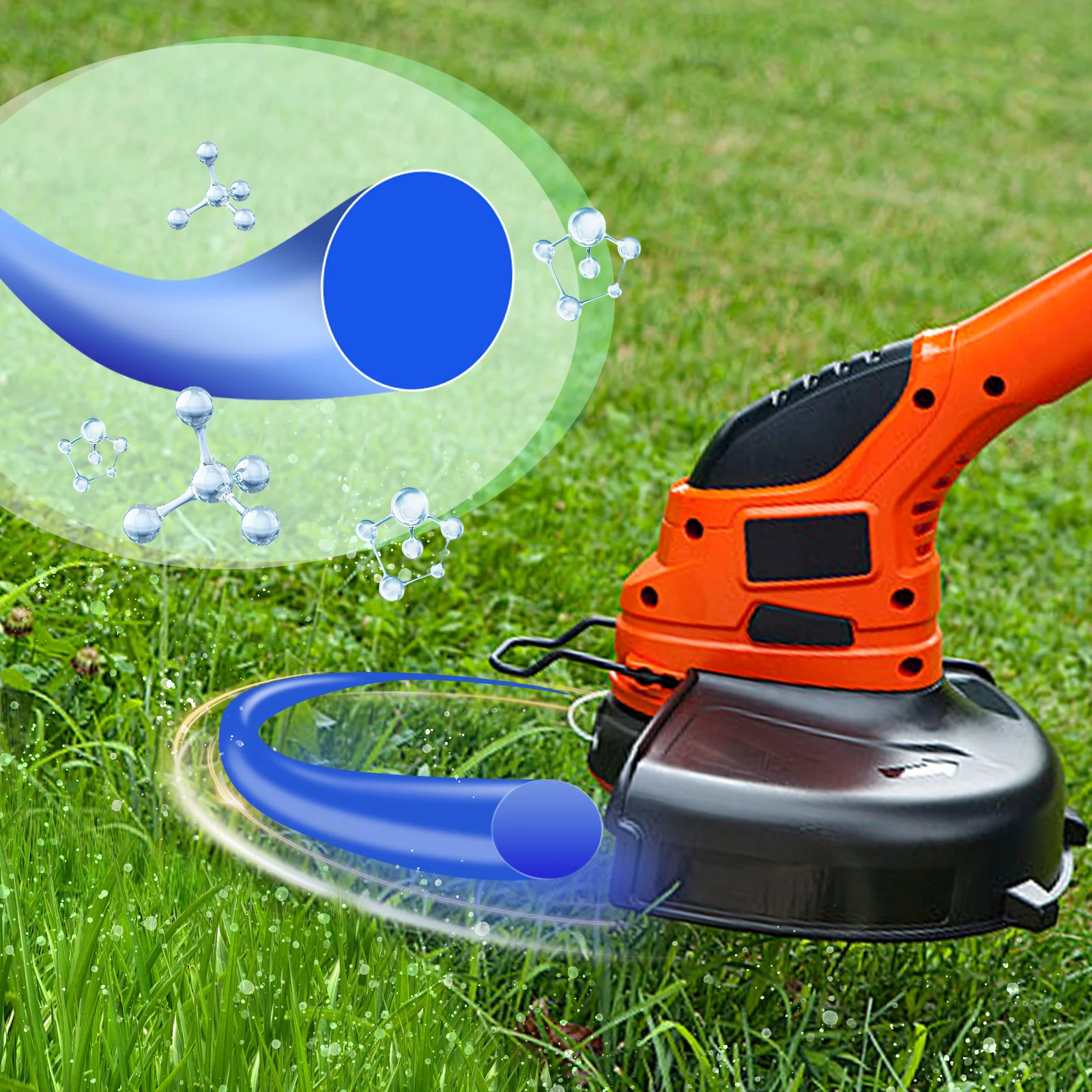 Nylon Trimmer Line Brush Cutter Strimmer Rope Lawn Mower Brush Cutter Grass Trimmer Round Line 1.6~4.0mm x 100M