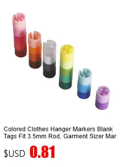 Description Picture 3 of item2XS-8XL Clothes Hanger Size Snap Black White Coding Garment Size Markers Assortment Gripper Tag Marker Circel Clip