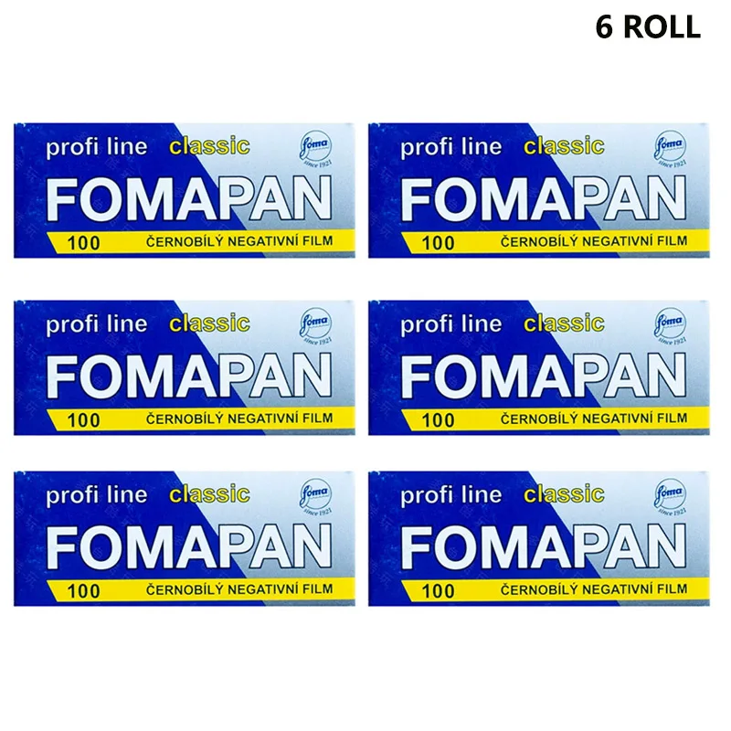 1-10Rolls Fomapan Classic 100 120mm Black & White Negative Film ISO 100 Suitable Retro Film For Kodak 120 Film Camera