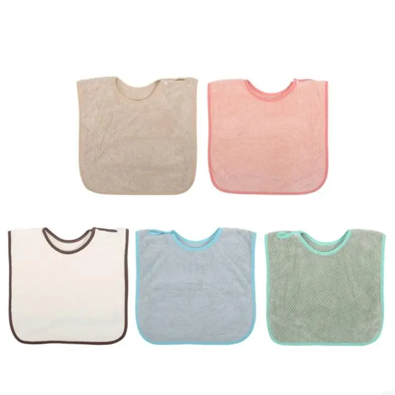 090B Upgrades Toddler Bath Cloths Not Irritating Baby Bib Kids Washcloths Children Feeding Eating Apron for Sensitive Skin