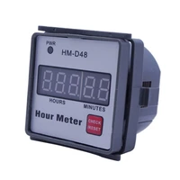 HM-D48 Hour Meter Digital Hourmeter 0‑999.99h Timer AC 220V For Motor Lawn Mower 1