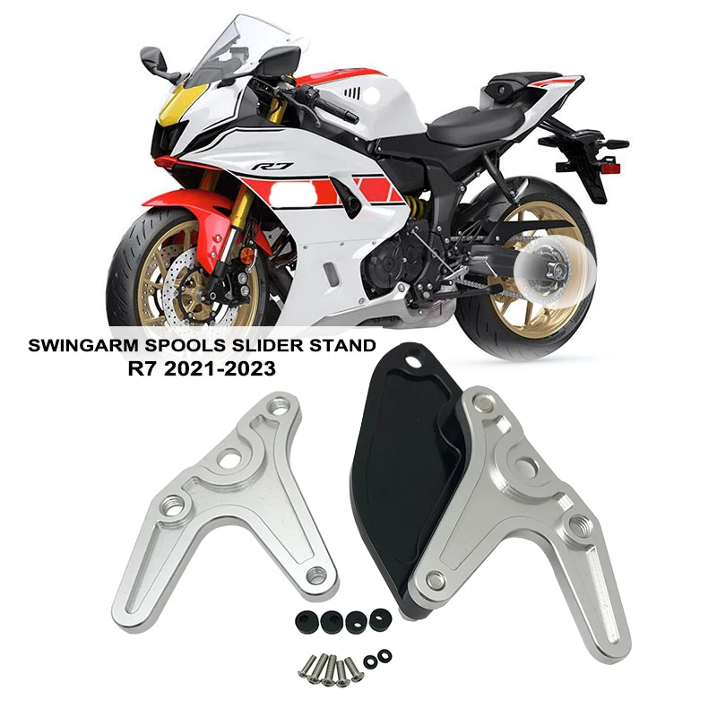 

R7 Swingarm Spools Slider Stand adjust Screws CNC Aluminum For YAMAHA R7 YZFR7 YZF R7 R 7 2021 2022 2023 Motorcycle Accessories