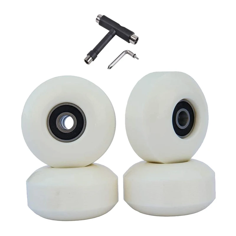 스케이트보드 휠 베어링 포함, 52mm 스트리트 휠, 스케이트보드 트릭, 4 개 세트