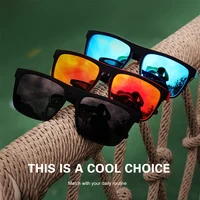 Модные винтажные квадратные поляризованные солнцезащитные очки для мужчин и женщин для вождения, рыбалки, роскошные брендовые дизайнерские солнцезащитные очки, очки для водителя UV400 — изображение 3